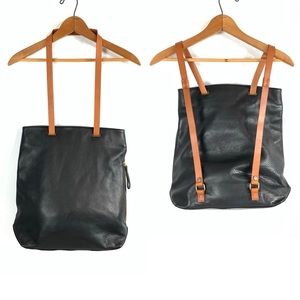 Mark & Graham Bedford Convertible Leather Backpack